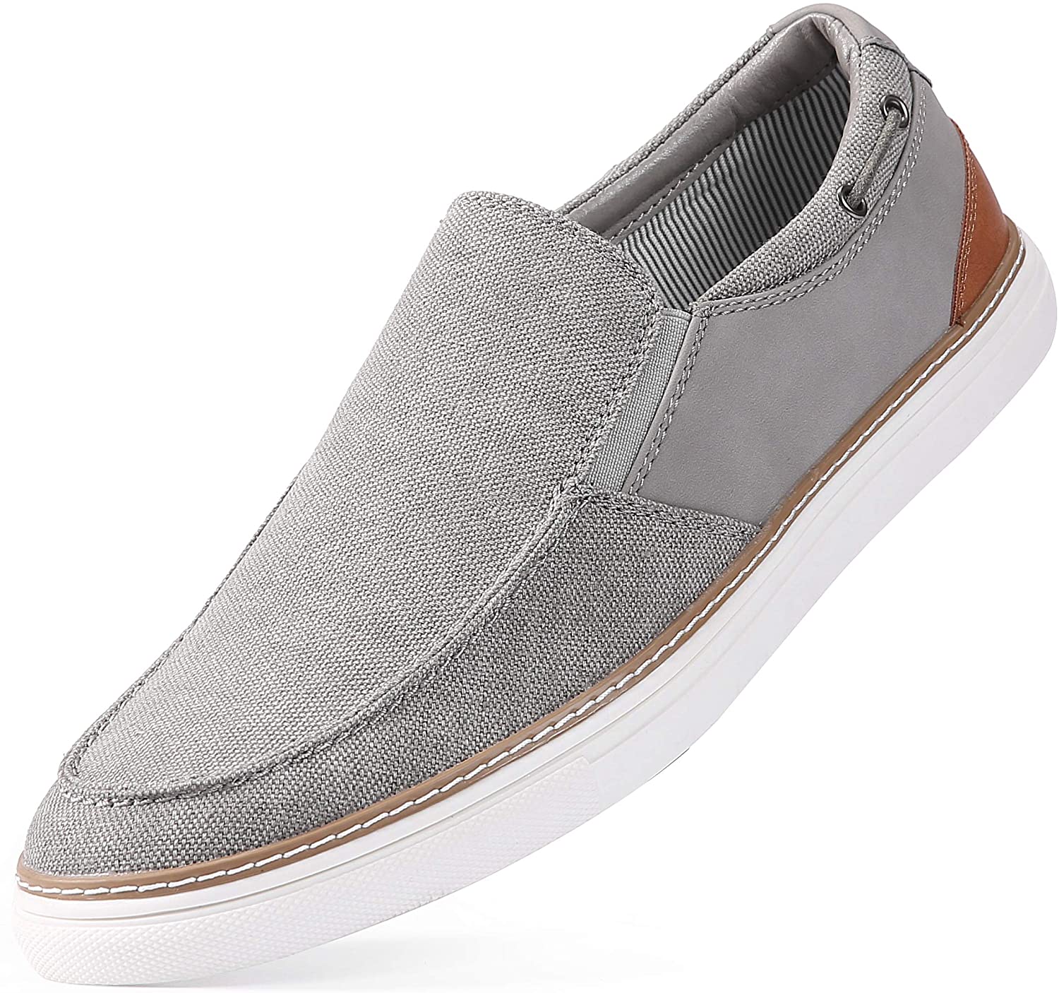 men's gray slip on shoes